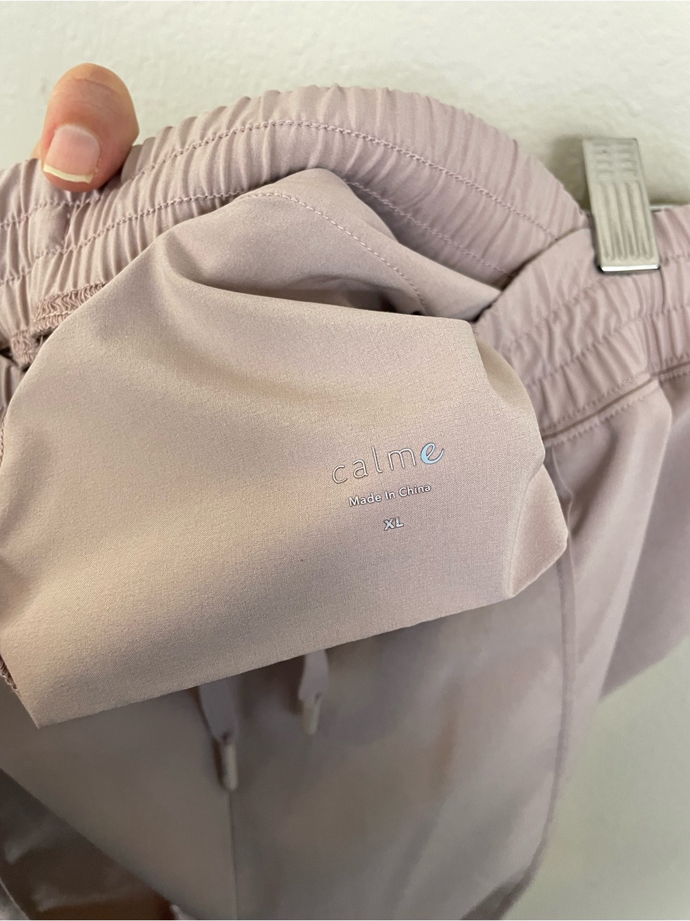 Johnny Was Calme Pink Mauve Elements Drawstring Pull On track Pants Size XL - Picture 4 of 5